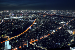 Tokyo nightview - photo Anne Repo