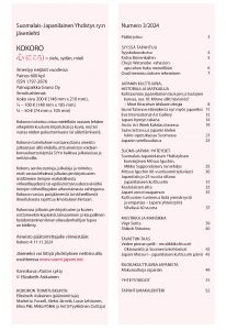 Kokoro-lehden sisällys 3/24
